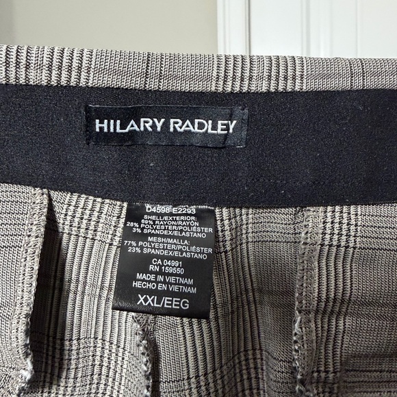 Hilary Radley Gray Plaid Dress Pants - Picture 4 of 4